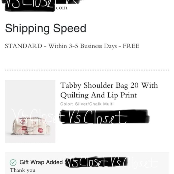 ❤️SOLD❤️Coach Leather Tabby 20💋💋💋💋💋💋💋💋 - Picture 12 of 12